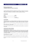 Manual de utilización y ficha técnica