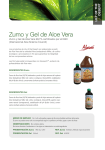 Zumo y Gel de Aloe Vera