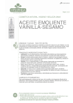 ACEITE EMOLIENTE VAINILLA-SÉSAMO