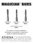 MAGICIANTM BURS - Athena Champion