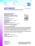 Antitabaco - Distribuciones Zaragoza, SA