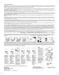 OPERATING INSTRUCTIONS: CAUTIONS: Changes in altitude