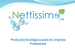 Presentacion productos limpieza Nettissimo