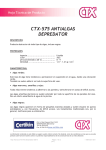 CTX-575 ANTIALGAS DEPREDATOR