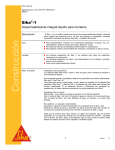 Aditivo Impermeabilizante para Mortero - Sika-1