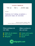 Síndrome de Cushing secundario a aplicación