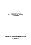MANTENEDOR-REPARADOR DE EDIFICIOS