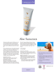 Aloe Sunscreen - Forever Living