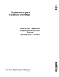 Suplemento para AutoTrac Universal