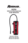 Infrared Refrigerant Leak Detector