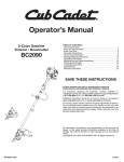 Operator`s Manual