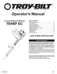 Operator`s Manual - Leaf Blowers Direct