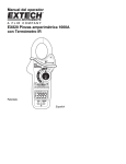 Manual del operador EX820 Pinzas amperimétrica 1000A con