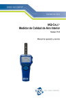 Indoor Air Quality Meter IAQ-Calc Model 7515 operation