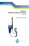Indoor Air Quality Meter IAQ-Calc Model 7535 operation and
