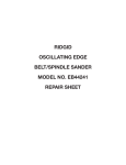 ridgid oscillating edge belt/spindle sander model no. eb44241 repair