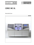 CEREC MC XL - Instrucciones de uso - Henry Schein