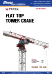 Flat top tower crane - Bigge Crane and Rigging