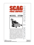 warning - Scag Power Equipment