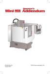 Mini Mill Addendum - Haas Automation®, Inc.