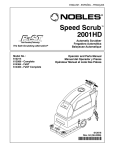 Speed Scrub 2001HD Operator & Parts Manual