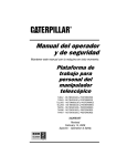 Manual del operador y de seguridad