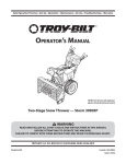 OPERATOR`S MANUAL