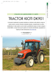 Tractor KIOTI DK901