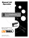 Manual del Operador - McElroy Manufacturing, Inc.