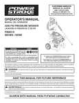 OPERATOR`S MANUAL