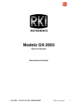 Modelo GX-2003 - RKI Instruments