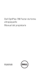 Dell OptiPlex 790 Factor de forma ultrapequeño Manual del