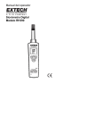 Manual del operador Sicrómetro Digital Modelo RH390