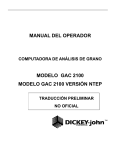 manual del operador - DICKEY
