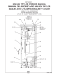 halsey taylor owners manual manual del propietario halsey taylor