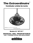 The Extraordinaire™ Ventilador orbital de techo