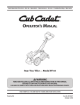 OPERATORLS MANUAL