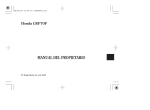 MANUAL DEL PROPIETARIO Honda CRF70F