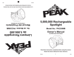 Lámpara Recargable de 5.000.000 5,000,000 Rechargeable