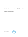 Matrices de almacenamiento Dell PowerVault MD 3860i Manual del
