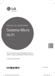 MANUAL DEL PROPIETARIO Sistema Micro Hi-Fi