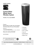 Central Water Whole Home Filtration System