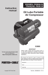 Oil Lube Portable Air Compressor