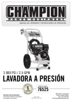 LAVADORA A PRESIÓN - Champion Power Equipment
