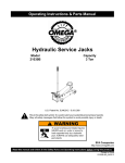 Hydraulic Service Jacks