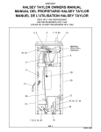 halsey taylor owners manual manual del propietario