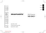 HD-DAC1 Quick Start Guide