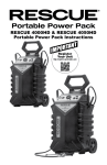 RESCUE 4000HD & RESCUE 4050HD Portable Power Pack