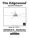 The Edgewood™ Supreme Ceiling Fan