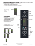 Quick Start Reference Guide High Speed Commercial Combination